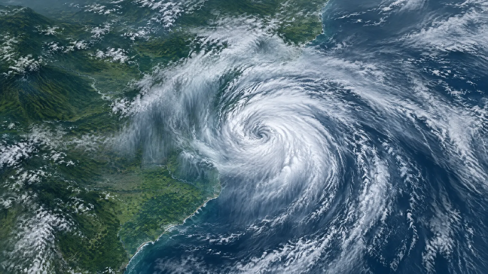 Editorial illustration of a rain-bearing deep depression moving inland from the Bay of Bengal toward the Andhra Pradesh and Odisha coast