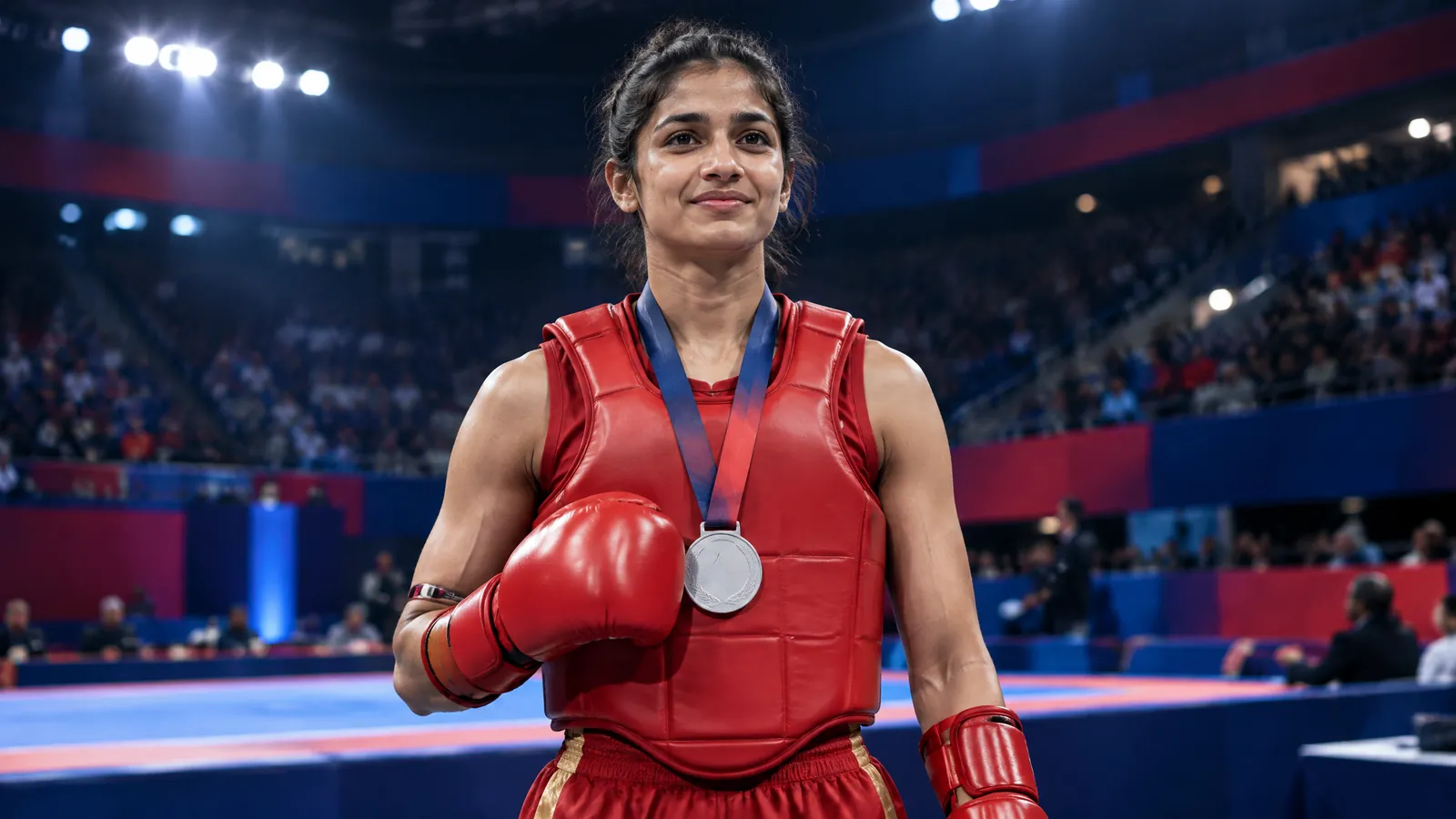 Latest news: Roshibina Devi after India’s women’s 60kg sanda silver at the Asian Games